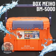 Meiho Bucket Mouth BM-5000 Tackle Box 20L Orange Fishing Tackle Box/