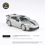 CAR MODEL Para64 PA-55872 - 2025 Porsche 911 GT3 (992.2) GT Silver Metalic