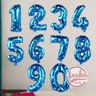 Foil balloons numbers 0-9 biru letter and number balloon/s biru letter & number balloon/s biru numbe