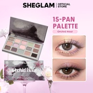 SHEGLAM 15 Color Pearlescent Glitter Eyeshadow Palette Shiny Matte Eyeshadow Powder Makeup Cosmetics
