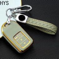 HYS TPU รถสำหรับ Honda Civic CRV HRV BRV City Accord 2014ถึง2020 Key Case Keyless Smart Entry Key