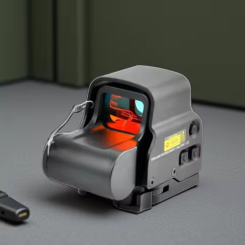 Tactical 558 G43 G33 Holographic Collimator Sight Red Green Dot Sight 3X Magnifier Quick Detachable 