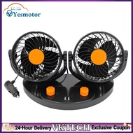 【Local Shipment】Dual Head USB Car Central Control Screen Fan 2 Wind Speed Car Air Circulation Cooler