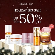 Ellen Ella Whitening & Anti Aging Skincare Set Niacinamide serum Cream Tone Up cream SPF 50+