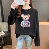 [AMYGO] Baju T Shirt Perempuan Lengan Panjang Women Long Sleeve Wanita Murah Baju T Shirt Perempuan Lengan Panjang Tshir