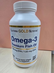 California Gold Nutrition Omega-3 優質魚油 魚明膠軟膠囊