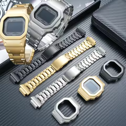 Upgrade case Ultralight Titanium DWH5600 men's Watch Watchband For Casio 3516 DW-H5600 dw h5600 Stra