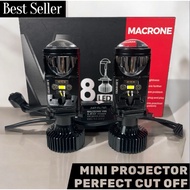 Xpander H4 Macrone V88 6000K mini projector led car light 1 year warranty