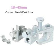 Galvanised C-type Clamps 18~45mm Heavy Sling Steel Cable Fittings slot steel pipe clamp Iron C Steel