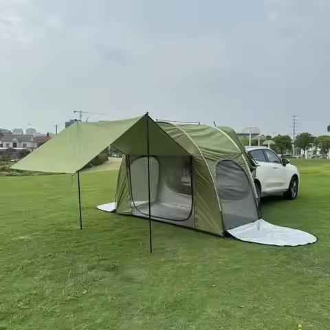 Car Awning Tailgate Tent SUV Tent Camping Tarp With Awning Car Tailgate Shade Awning Tent For Campin