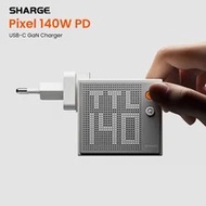 SHARGE 140W GaN 充電器 USB-C 充電器 QC4.0 PD3.1 快充 3 個連接埠 適用於 MacBook 筆記型電腦平板電腦 PD 快充 iPhone 16 15 Pro