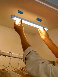 新款室內感應式usb充電無線黏貼式夜燈條,適用於廚房、衣櫃、車庫、樓梯、臥室等場所
