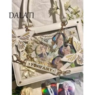 DALATI Gothic Spider Web Dark Series Labyrinth Butterfly Tote Bag