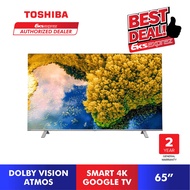 [F.ship + GIFT] Toshiba Smart 4K UHD Google TV (65") 65C350LP / Television