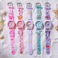 ** UJV * Sanrio Student Kids 3D Watch Kuromi Melody Cinnamon Kitty Twin Stars Sanrio Cute Cartoon 3D