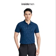 INSIDEMEN- Men's Short-Sleeved Slim Fit Polo Shirt IPS001AZ