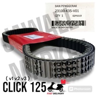 V-Belt Click 125i v1v2v3 Honda Genuine CVT Parts for Honda Click 125i parts. part code 23100-K35-B