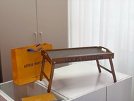 [na9 Ready Stock] Size: 50x27x24cm Wooden Tray Luxury Foldable Design Tray
