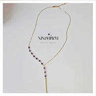Mini Amethyst Design Necklace