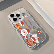 Cute Christmas Mirror Phone Case For Vivo X300 X200 Pro Mini X200S X100 X100S X90 X90S X80 X70 X60 X