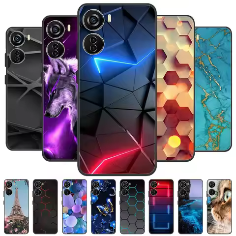 For ZTE Blade V50 Design 5G Case V50Design Soft Silicone TPU Phone Back Cover for ZTE Blade V50 Desi