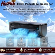 EDON Mini Air Cooler Rechargeable Mist Fan Portable Cooling Fan 2 Spray Humidifier Fan Wall/Desktop