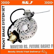 WAVE110 RS WAVEDASH DASH DASH II WAVE DX DASH2 FI FUTURE WAVEDASH WAVE125I  DASH125 FRONT BRAKE SYST