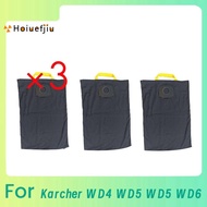 3 Pcs Parts Cloth Dust Bag for  WD4 WD5 WD6 Vacuum Cleaner Parts Black