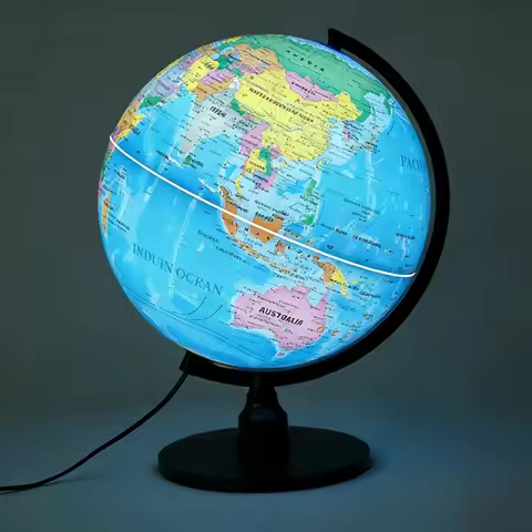 Compact To Large Illuminated Earth For Various Spaces with High Resolution Display Strong Build In 2