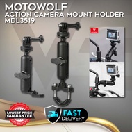 Motowolf Motorcycle 360 Rotation Action Camera Mount Holder for Insta360 Gopro Hero SJCam Motorcycle Helmet MDL3519