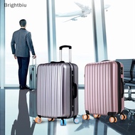 [Brightbiu] 4PCS Luggage Wheels Protector Silicone Wheels Caster Shoes Travel Luggage Suitcase Reduc