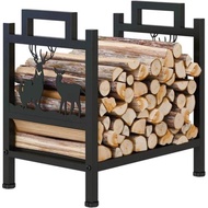 燃木壁爐木材架 柴架 木材儲存架 壁爐配飾擺件 堆柴架 12