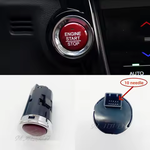 Start Stop Push Button Engine Ignition Switch Red 35881-T4N-H41 For Honda X-RV HRV FIT City Jade ody