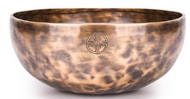FULL MOON 滿月頌缽 24CM 尼泊爾手工 滿月頌缽 Full Moon Singing Bowl - 缽身有滿月雕刻標記，代表頌缽只在月圓日子打造，非常罕有。能量，聲頻亦更勝於一般基本頌缽，