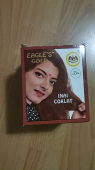 Eagles Hair Henna/ Inai Rambut - Inai Rambut -Halal Mesra wudhu (HitamCoklat Chestnut) 10gm