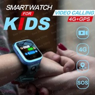 4G นาฬิกาโทรศัพท์อัจฉริยะเด็ก1000Mah IP67กันน้ำการสนทนาทางวิดีโอ SOS ปอนด์ GPS ติดตามตำแหน่งกล้องวงจรปิดดูภาพจากมือถือนาฬิกาเด็ก K9