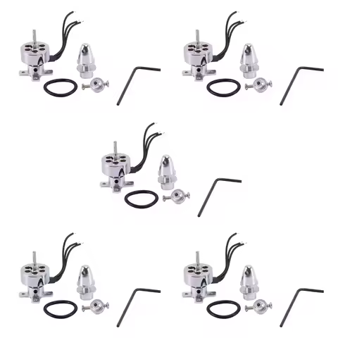 A44U 5X RC Drone Accessories 10G Brushless Motor Out Runner 1811 2000KV for Radio Control Mini Aircr