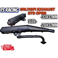 SRL115FI EXHAUST STD OPEN STANDARD CUTTING LAGENDA115 FI 32X32MM 28X32MM #TSRACING#