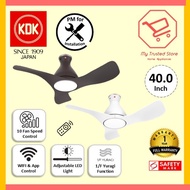 KDK F40GP (100cm) WIFI DC LED Light Ceiling Fan