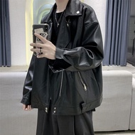 Jaket Kulit Gaya Motosikal Lelaki