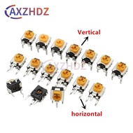 20pcs WH06-2C Trimmer Potentiometer Variable Resistors Vertical Horizontal 100 200 500 1K 5K 10K 20K