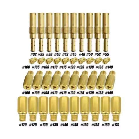 30Pc For Keihin PWK VA VE CVVD Carburetor main injection Carbs Spare Main Jets 10Pc Slow Jets/Pilot 