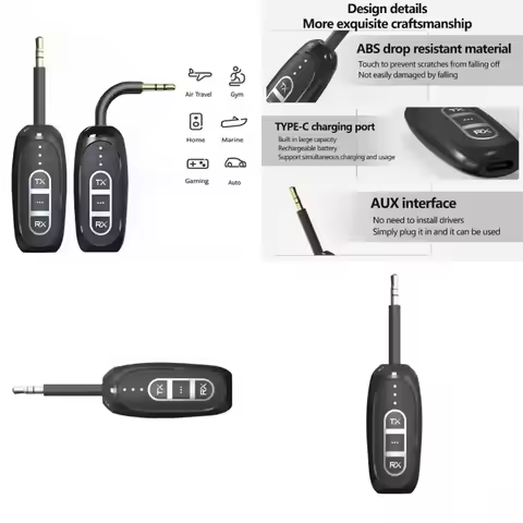 J0MA Stereo Transmitter Receiver 3 in 1 Broadcast Low Latency Wireless Low Power Consumption For TV 