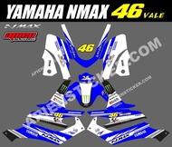 Striping Motor Yamaha NMAX Livery Motogp Biru