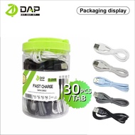 DAP D-J04M/ D-J04T/ D-J04L/ D-J01M/ D-J01T/ D-J01L Micro Type C Lightning Data Cable 2.4A-3A Fast Ch