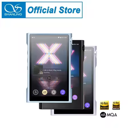 SHANLING M3X Hi-Res HIFI Portable Music MP3 Player Android Bluetooth Dual ES9219C DAC chips MQA AMP 