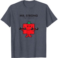 Men's cotton T-shirt Mr. Men Mr. Strong T-Shirt 4XL , 5XL , 6XL