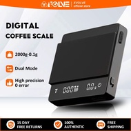 EVOLVE Coffee Electronic Scale Mini Smart Italian Hand Brewing Time Coffee Electronic Scale Special 