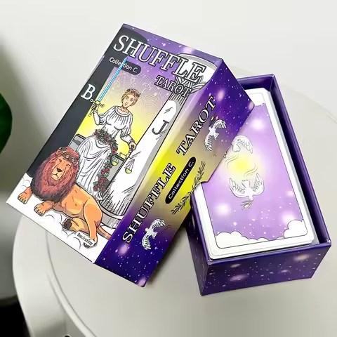 Shuffle Tarot 12*7cm Collection C (Complete A&B 116cards with Silver Gilded Edges) Shuffled World of