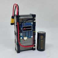 แบตลิเธียมฟอตเฟส แบตใหม่จากMpower Victory LiFePO4 4s 14..4V BMs 30a Mpower (หุ้มฟิล์มใสก่อนส่ง)